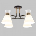 Потолочная люстра IMEX MD.5692-4-S-COFFEE+FGD