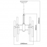 Подвесная люстра MW-Light Альгеро 285010703