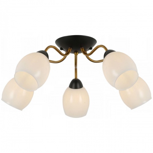 Потолочная люстра Illumico IL8193-5COU-79 BK GD