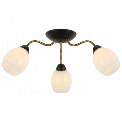 Потолочная люстра Illumico IL8193-3COU-79 BK GD