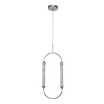 Подвесной светодиодный светильник Indigo Ellisse 14005/1P Chrome V000027L