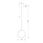 Подвесной светильник Elektrostandard Grollo 50120/1 белый 4690389187155