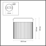 Потолочный светильник Odeon Light PILLARI 5047/20LC
