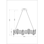 Подвесная люстра Arte Lamp Sarah A1062SP-6CC