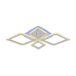 Потолочная светодиодная люстра Profit Light 8464/2+2A WHT