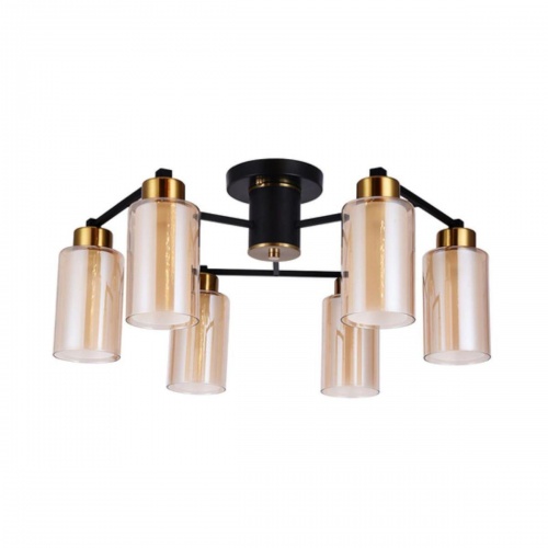 Потолочная люстра Arte Lamp Leo A7027PL-6BK