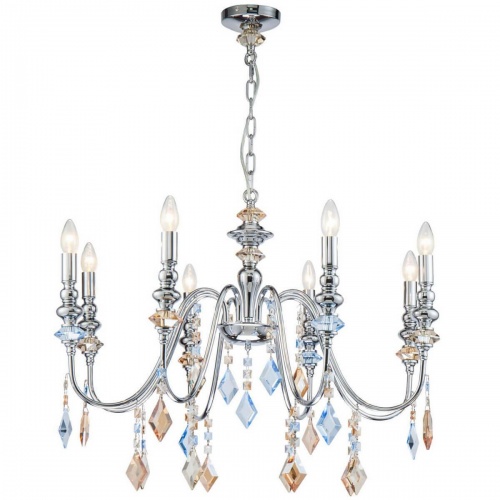 Подвесная люстра Lucia Tucci Maya 4450.8 Chrome