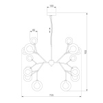 Подвесная люстра Bogates 545