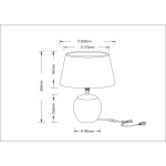 Настольная лампа Arte Lamp Scheat A5033LT-1WH