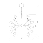 Подвесная люстра Bogates 546