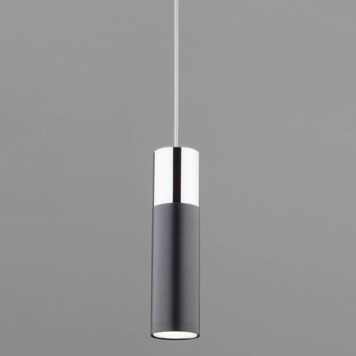 Подвесной светильник Eurosvet 50135/1 LED хром/черный