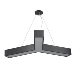 Подвесной светодиодный cветильник Geometria ЭРА Igrek SPO-143-B-40K-056 56Вт 4000К черный Б0050571