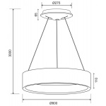 Подвесной светодиодный светильник Deko-Light Sculptoris 342188