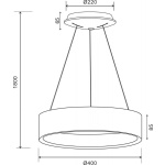 Подвесной светодиодный светильник Deko-Light Sculptoris 342183