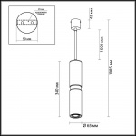 Подвесной светильник Odeon Light L-vision Afra 4742/5L