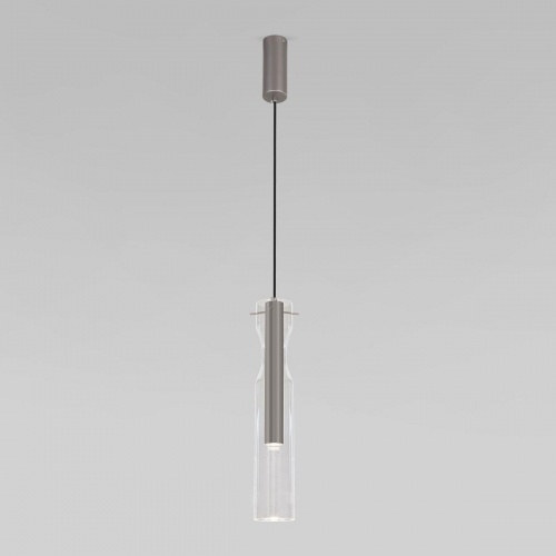 Подвесной светодиодный светильник Eurosvet Swan 50253/1 Led графит