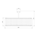 Потолочная люстра Bogates Castellie 362/8