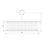 Потолочная люстра Bogates Castellie 362/8