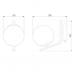 Бра Eurosvet Shape 70131/1 хром