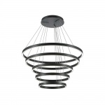 Подвесной светодиодный светильник Maytoni Rim MOD058PL-L200BK