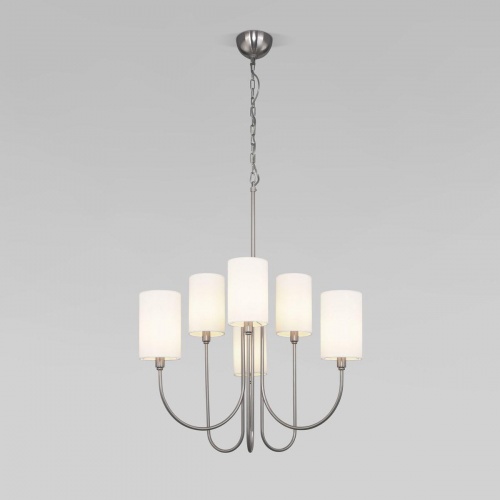 Подвесная люстра Eurosvet Abbey 60164/6 никель