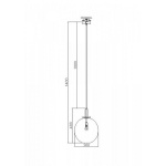 Подвесной светильник Freya Moke FR4007PL-01BT