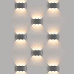 Уличный настенный светодиодный светильник Elektrostandard 1551 Techno LED Twinky Trio a038417