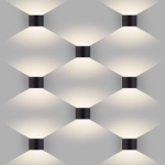 Уличный настенный светодиодный светильник Elektrostandard 1518 Techno LED Blade черный a038828