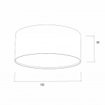 Потолочный светильник Escada 20005LED 20005SMU/04LED SBK