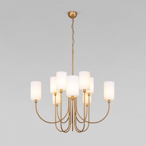 Подвесная люстра Eurosvet Abbey 60164/10 латунь
