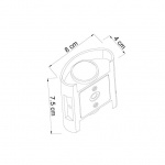 Уличный настенный светодиодный светильник Arte Lamp Bosto A3122AL-2WH