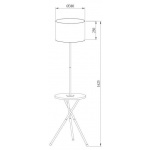 Торшер Arte Lamp Combo A2070PN-1BK