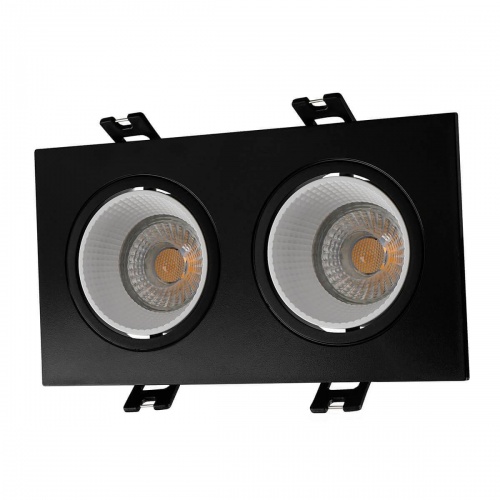 Встраиваемый светильник Denkirs Rodvig DK3072-BK+WH
