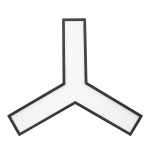 Подвесной светодиодный cветильник Geometria ЭРА Igrek SPO-142-B-40K-044 44Вт 4000К черный Б0050569
