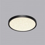 Настенно-потолочный светодиодный светильник Sonex Mitra Omega Black 7662/24L