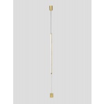 Подвесной светодиодный светильник Indigo Linea 14024/A/1P Brass V000122L