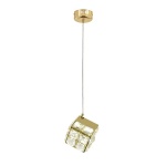 Подвесная светодиодная люстра Indigo Radioso 12048/1P Gold V000135L