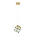 Подвесная светодиодная люстра Indigo Radioso 12048/1P Gold V000135L