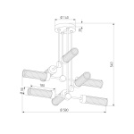 Подвесная люстра Eurosvet Oriens 60166/8 латунь Smart