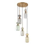 Подвесная люстра Escada Gloss 1141/5S CL/BG/GN/SM/AM