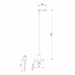 Уличный светодиодный светильник Elektrostandard Joli 35182/S a068101