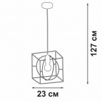 Подвесной светильник Vitaluce V3063-8/1S