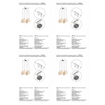 Подвесная люстра Vitaluce V3089/4S