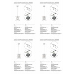 Подвесной светильник Vitaluce V2843-0/1S