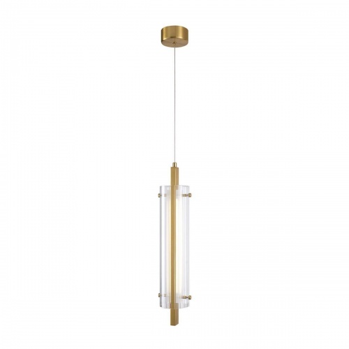 Подвесной светодиодный светильник Indigo Vitreo 11067/A/1P Brass V000173L