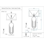 Настольная лампа Kink Light Лорея 07701-T,20(01)