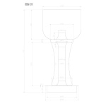 Настольная лампа Divinare Volturn 1243/17 TL-15