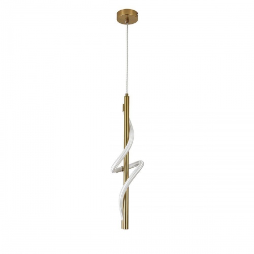 Подвесной светодиодный светильник Indigo Intreccio 14025/1P Brass V000144L