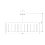 Потолочная люстра Bogates Eclipse 357/8 Smart