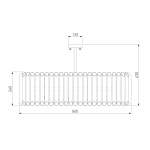 Потолочная люстра Bogates Castellie 362/8